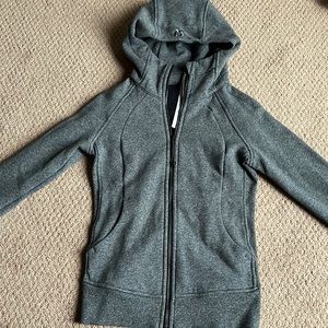 Lululemon scuba hoodie size 4 heathered black
